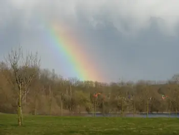 Regenboog in Aldeneik (België)